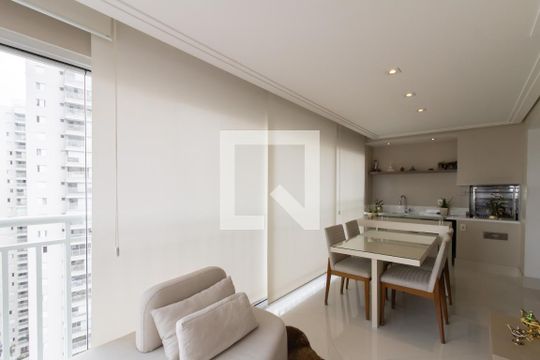 Varanda Gourmet de apartamento à venda com 2 quartos, 110m² em Vila Augusta, Guarulhos