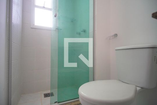 Banheiro da Suíte de apartamento à venda com 3 quartos, 94m² em Mauá, Novo Hamburgo