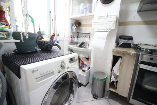 Área de Serviço de apartamento à venda com 2 quartos, 60m² em Vila Osasco, Osasco
