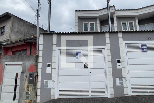 Fachada+Placa de casa à venda com 3 quartos, 95m² em Cidade Patriarca, São Paulo