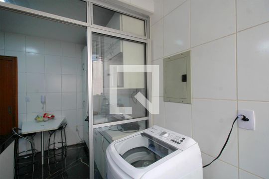 Área de Serviço de apartamento à venda com 3 quartos, 93m² em Dona Clara, Belo Horizonte