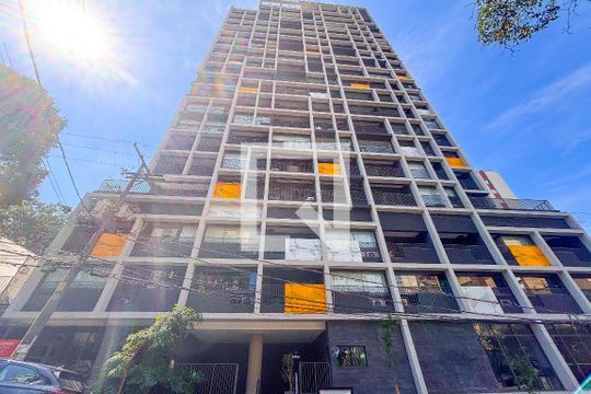 Fachada de kitnet/studio à venda com 1 quarto, 33m² em Cerqueira César, São Paulo