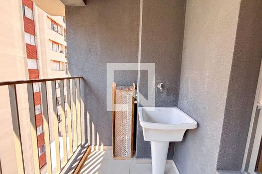 Área de Serviço de kitnet/studio à venda com 1 quarto, 33m² em Cerqueira César, São Paulo