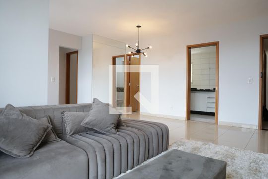 Sala de apartamento para alugar com 2 quartos, 82m² em Nova Suiça, Goiânia