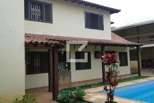 Fachada de casa de condomínio à venda com 6 quartos, 600m² em Recreio dos Bandeirantes, Rio de Janeiro