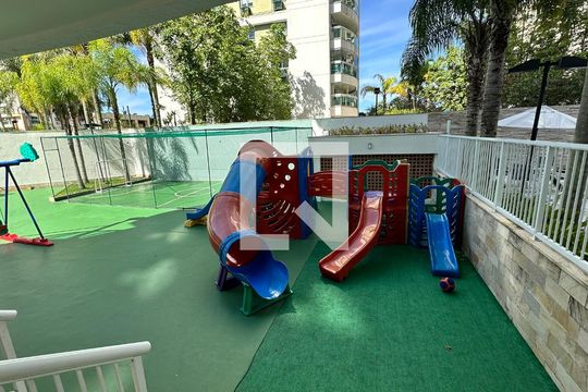 Área comum - Playground de apartamento para alugar com 3 quartos, 120m² em Barra da Tijuca, Rio de Janeiro