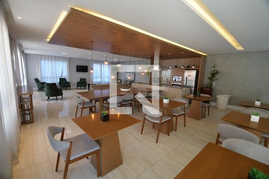 Área comum - Salão de festas de apartamento para alugar com 3 quartos, 67m² em Bonfim, Campinas