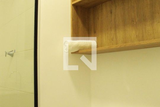 Banheiro de kitnet/studio à venda com 1 quarto, 26m² em Consolação, São Paulo