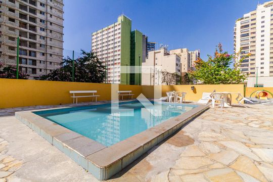Área comum - Piscina de apartamento à venda com 3 quartos, 124m² em Pinheiros, São Paulo