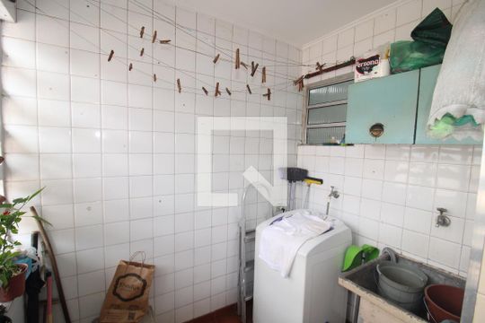 Área de Serviço de apartamento para alugar com 2 quartos, 87m² em Conj. Res. Novo Paca, São Paulo