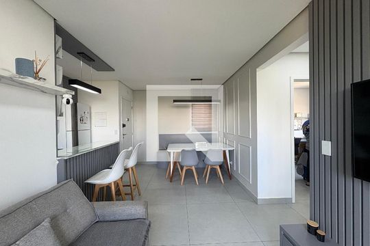 Sala de apartamento para alugar com 2 quartos, 58m² em Vila Dusi, São Bernardo do Campo