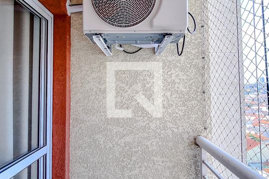 Varanda da Sala de apartamento à venda com 2 quartos, 60m² em Mooca, São Paulo