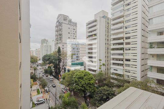 Vista da Suíte de apartamento para alugar com 2 quartos, 100m² em Jardim Paulista, São Paulo