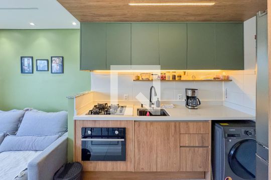Cozinha de apartamento à venda com 2 quartos, 33m² em Cambuci, São Paulo