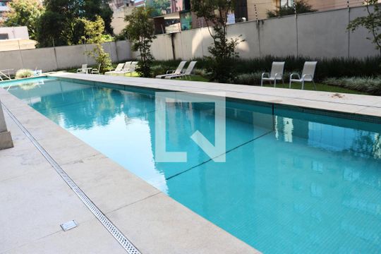 Área comum - Piscina de kitnet/studio à venda com 1 quarto, 55m² em Vila Olímpia, São Paulo