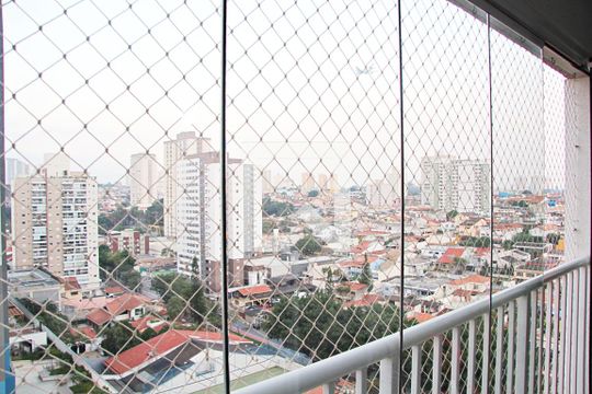 Varanda  de apartamento à venda com 2 quartos, 57m² em Vila Rosalia, Guarulhos