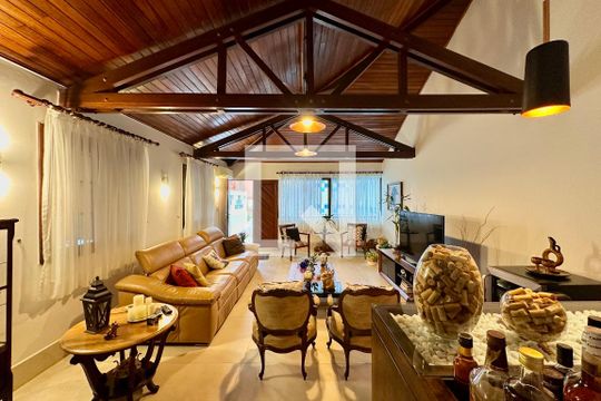 Sala de casa de condomínio à venda com 5 quartos, 297m² em Botafogo, Rio de Janeiro