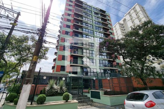 Fachada de apartamento à venda com 3 quartos, 107m² em Vila Assunção, Santo André