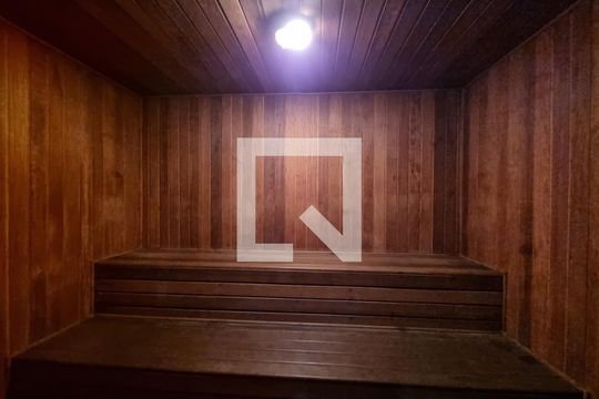 Área Comum - Sauna de apartamento à venda com 3 quartos, 107m² em Vila Assunção, Santo André