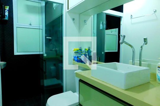 Banheiro Social de apartamento para alugar com 3 quartos, 70m² em Nova Paulínia, Paulínia