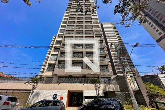 Fachada de kitnet/studio para alugar com 0 quarto, 23m² em Brooklin Paulista, São Paulo