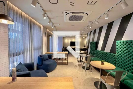 Área comum de kitnet/studio para alugar com 0 quarto, 23m² em Brooklin Paulista, São Paulo