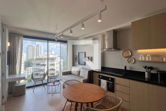 Sala de Jantar de apartamento para alugar com 1 quarto, 42m² em Sumarezinho, São Paulo