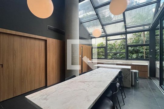 Área comum - Área gourmet de apartamento para alugar com 1 quarto, 42m² em Sumarezinho, São Paulo