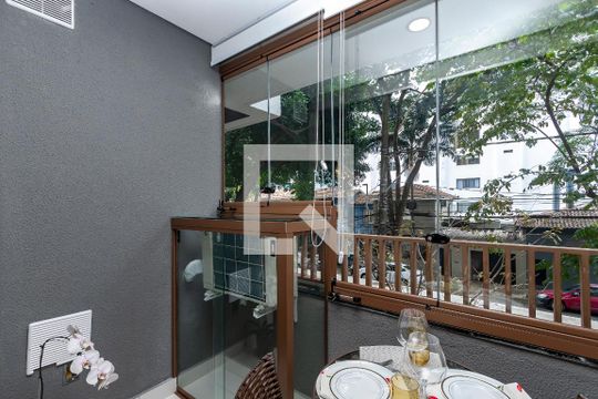 Varanda Studio de kitnet/studio para alugar com 1 quarto, 25m² em Campo Belo, São Paulo