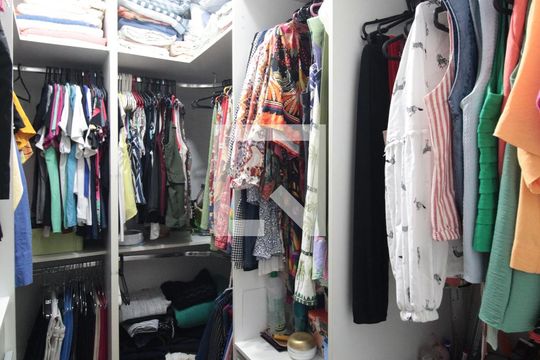 Closet da Suíte de apartamento à venda com 3 quartos, 70m² em Glória, Belo Horizonte