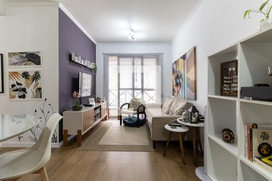 Sala de apartamento à venda com 2 quartos, 58m² em Parque Bristol, São Paulo