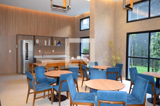 Área comum de kitnet/studio para alugar com 1 quarto, 34m² em Pinheiros, São Paulo