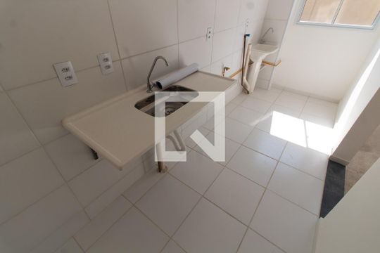 Cozinha de apartamento para alugar com 2 quartos, 45m² em Jardim Boa Esperança, Campinas