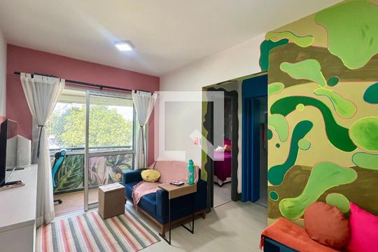 Sala de apartamento para alugar com 1 quarto, 46m² em Jardim Paulista, São Paulo