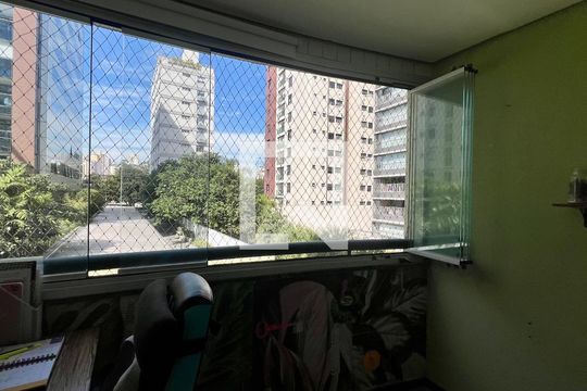 Sacada de apartamento para alugar com 1 quarto, 46m² em Jardim Paulista, São Paulo