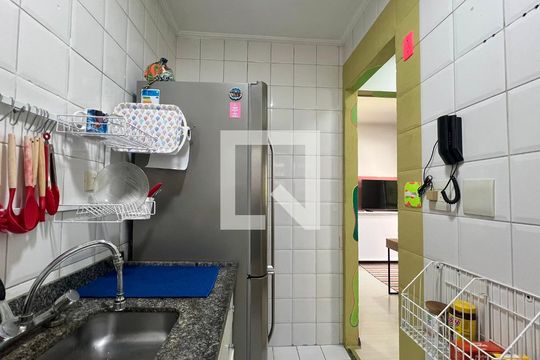 Cozinha de apartamento para alugar com 1 quarto, 46m² em Jardim Paulista, São Paulo