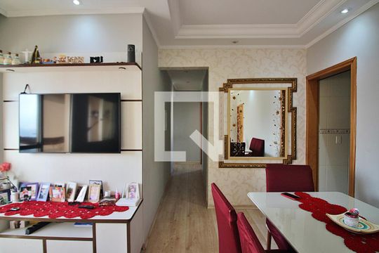 Sala de apartamento para alugar com 3 quartos, 78m² em Planalto, São Bernardo do Campo