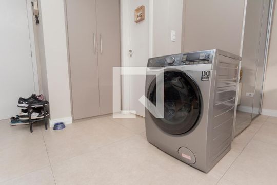 Detalhe da area de serviço de apartamento para alugar com 1 quarto, 40m² em Vila Castelo, São Paulo