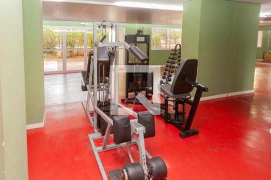 Área comum - Academia de apartamento para alugar com 1 quarto, 40m² em Vila Castelo, São Paulo