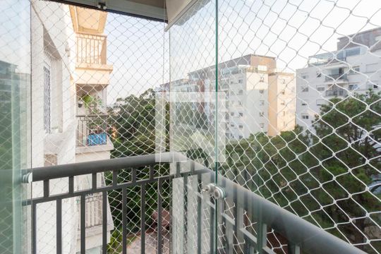 Vista da Varanda de apartamento para alugar com 1 quarto, 40m² em Vila Castelo, São Paulo