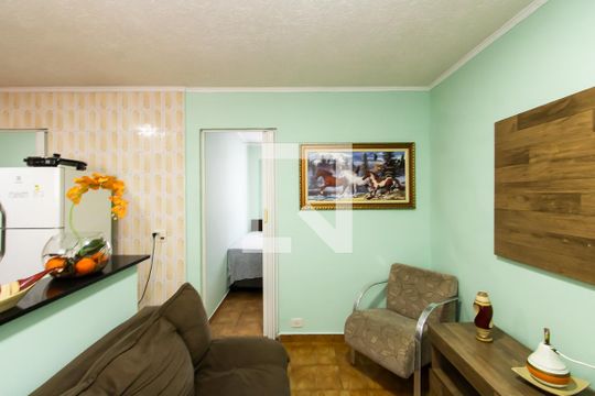 Sala de apartamento para alugar com 2 quartos, 52m² em Conjunto Habitacional Padre Manoel da Nobrega, São Paulo