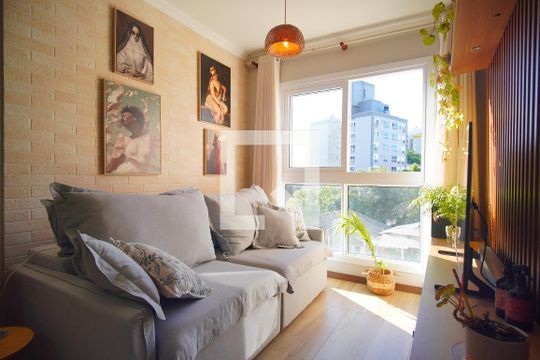 Sala de apartamento à venda com 2 quartos, 57m² em Pátria Nova, Novo Hamburgo