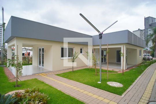 Área comum - Salão de festas de apartamento à venda com 2 quartos, 57m² em Pátria Nova, Novo Hamburgo