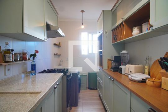 Cozinha de apartamento à venda com 2 quartos, 57m² em Pátria Nova, Novo Hamburgo