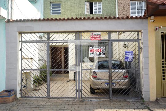 Fachada e Placa de casa à venda com 3 quartos, 145m² em Alto da Mooca, São Paulo