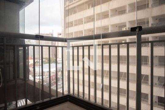Varanda de kitnet/studio para alugar com 1 quarto, 28m² em Vila Clementino, São Paulo