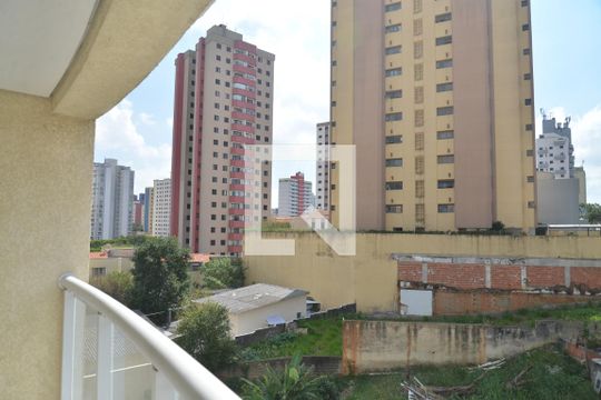 Varanda da Sala de apartamento à venda com 3 quartos, 82m² em Parque das Nações, Santo André