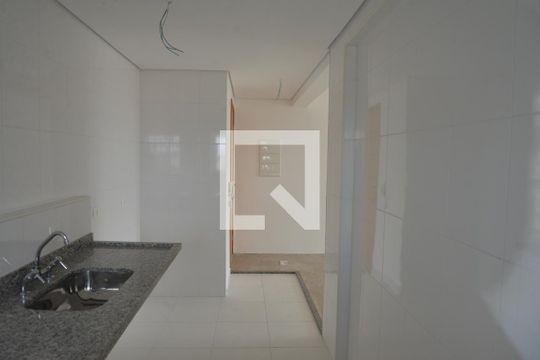 Cozinha de apartamento à venda com 3 quartos, 82m² em Parque das Nações, Santo André