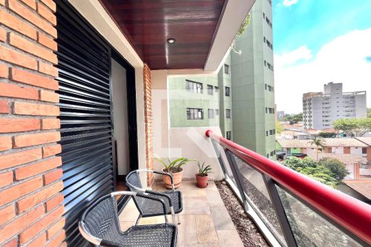 Varanda da Suíte 1 de apartamento à venda com 4 quartos, 171m² em Vila Mascote, São Paulo