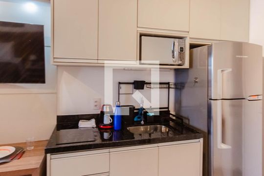 Cozinha de kitnet/studio à venda com 1 quarto, 25m² em Vila Mariana, São Paulo